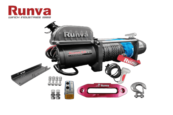 Sähkövinssi Runva 3629kg 8000lbs köydellä