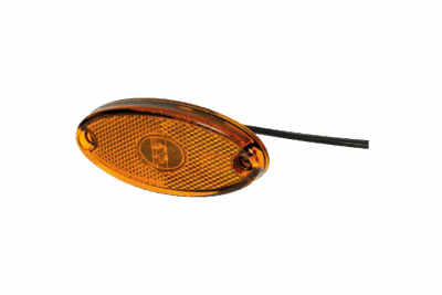 ÄÄRIVALO KELTAINEN FLATPOINT 2 LED + KIINNIKE