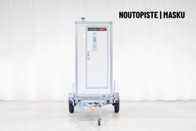 Alro siirrettävä WC (500l pytty + lavuaari) + kuljetuskärry (DUA-372)