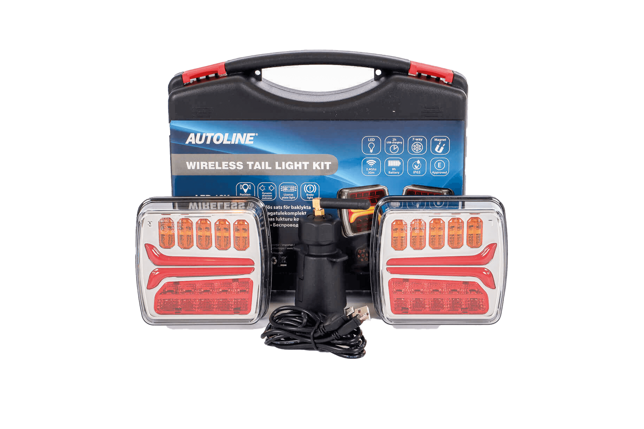 Autoline langaton LED-takavalot 12V