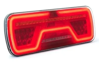 TRALERT LED-takavalo oikea, 8-pin (Dynaaminen vilkku)