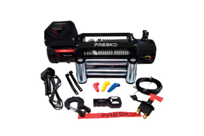 Presko vinssi 12V 6130 kg köydellä